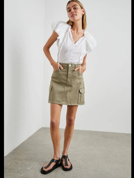 Rails Dresses & Skirts - Rails Olive Wash Utility Mini Skirt - Women